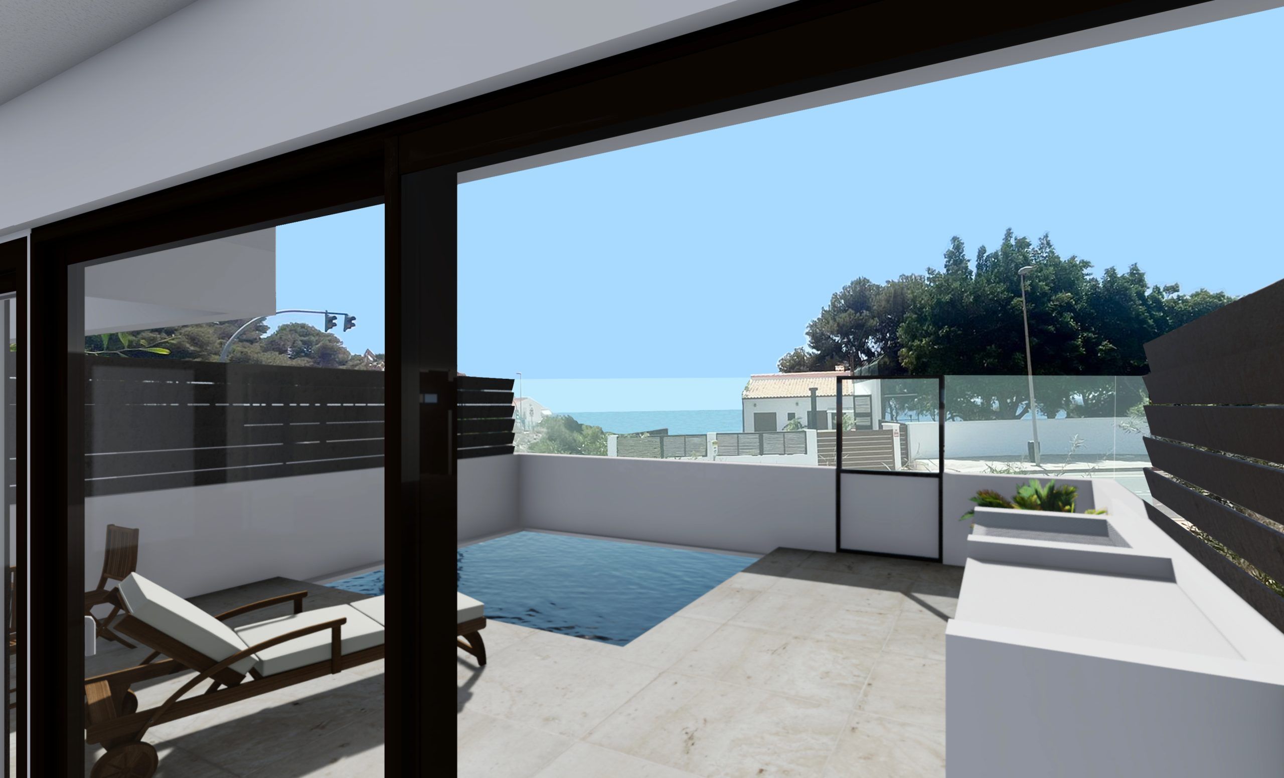 bloque 1 planta baja Salon vivienda D